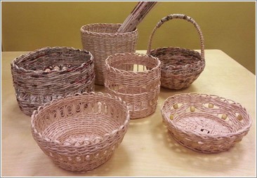 Enrolment for the course in «Paper basketry»