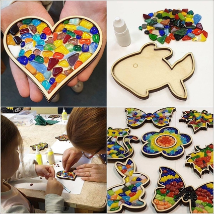 "Bubble Mosaic" DIY kits