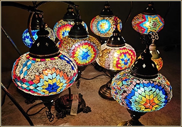 Master class "Turkish lamp"