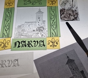 . „Leaded & Painted Stained Glass“ cours. Erasmus+ project "Step by Step" nr. 2020-1-EE01-KA104-077765