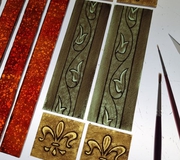 . „Leaded & Painted Stained Glass“ cours. Erasmus+ project "Step by Step" nr. 2020-1-EE01-KA104-077765