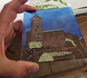 . „Leaded & Painted Stained Glass“ cours. Erasmus+ project "Step by Step" nr. 2020-1-EE01-KA104-077765