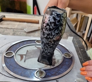 . „Leaded & Painted Stained Glass“ cours. Erasmus+ project "Step by Step" nr. 2020-1-EE01-KA104-077765